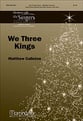 We Three Kings SATB choral sheet music cover